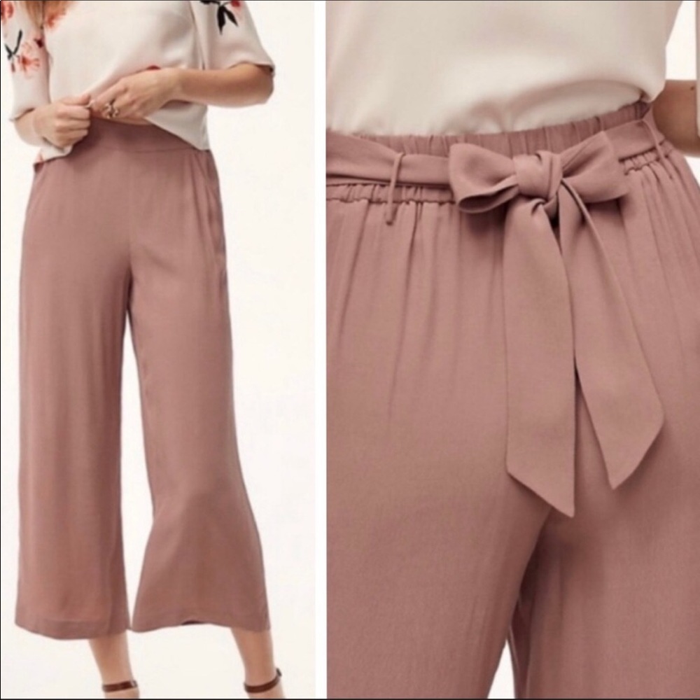 Aritzia Wilfred Faun Ankle Pants Mauve, M